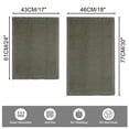 thumbnail image 3 of NEWEEN Set of 2 Waffle Bathroom Rugs Ultra-Soft Non-Slip Bath Mat Super Absorbent Quick Dry Bath Rugs for Bathroom Floor Machine Washable Bathroom Mats with Tassels Boho Bathroom Decor, 3 of 8