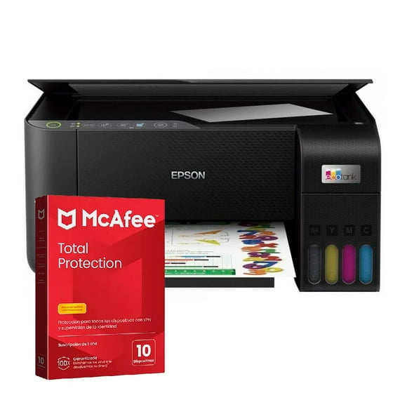 MULTIFUNCIONAL EPSON L3250 ECOTANK WIFI Y ANTIVIRUS MCAFEE LICENCIA DIGITAL