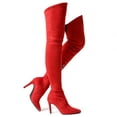 thumbnail image 1 of Shoe'N Tale Woman Suede Thigh High Over The Knee Boots, 1 of 3
