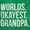 Irish Green, variant on Worlds Okayest Grandpa Funny Men's Crewneck Sweatshirt Brisco Brands S