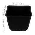 thumbnail image 2 of Masteelf 4pcs Plastic Pot Flower Pot Succulent Planter for Home Offices Balcony Unique Decorative Container for Balcony Unique Planter for Indoor and Outdoor Plants, 2 of 8