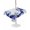 Purple, variant on Outdoor Tablecloth with Umbrella Hole for Patio/Picnic/Party/Camping, Blue Marble Stone Waterproof Table Cloth Rectangle Table Cover Washable, Ink Splash Country Marble Abstract (60"x 120")