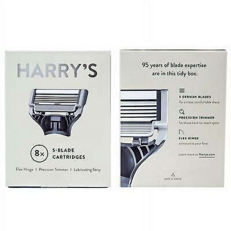 New Harry's Men's Razor Blade Refills 8 Count (Twin Pack)