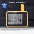 thumbnail image 3 of VTech RM2701 Visor accesorio para monitor de bebé de 2,8" (requiere cámara WiFi RM9751 para funcionar) Monitoreo remoto, luz nocturna, sonidos relajantes y canciones de cuna, intercomunicador bidirecc, 3 of 5