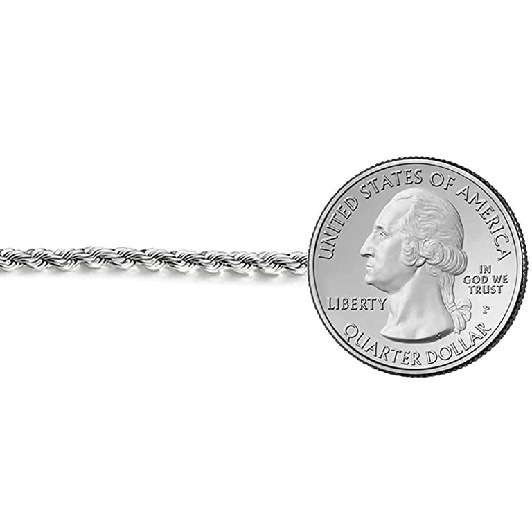 Savlano 925 Sterling Silver Rope Chain Bracelet – Made In Italy For Women & Men