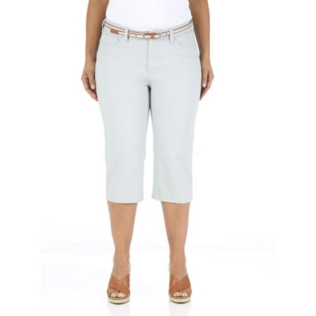 Lee Riders Women S Plus Size Capris Walmart Com