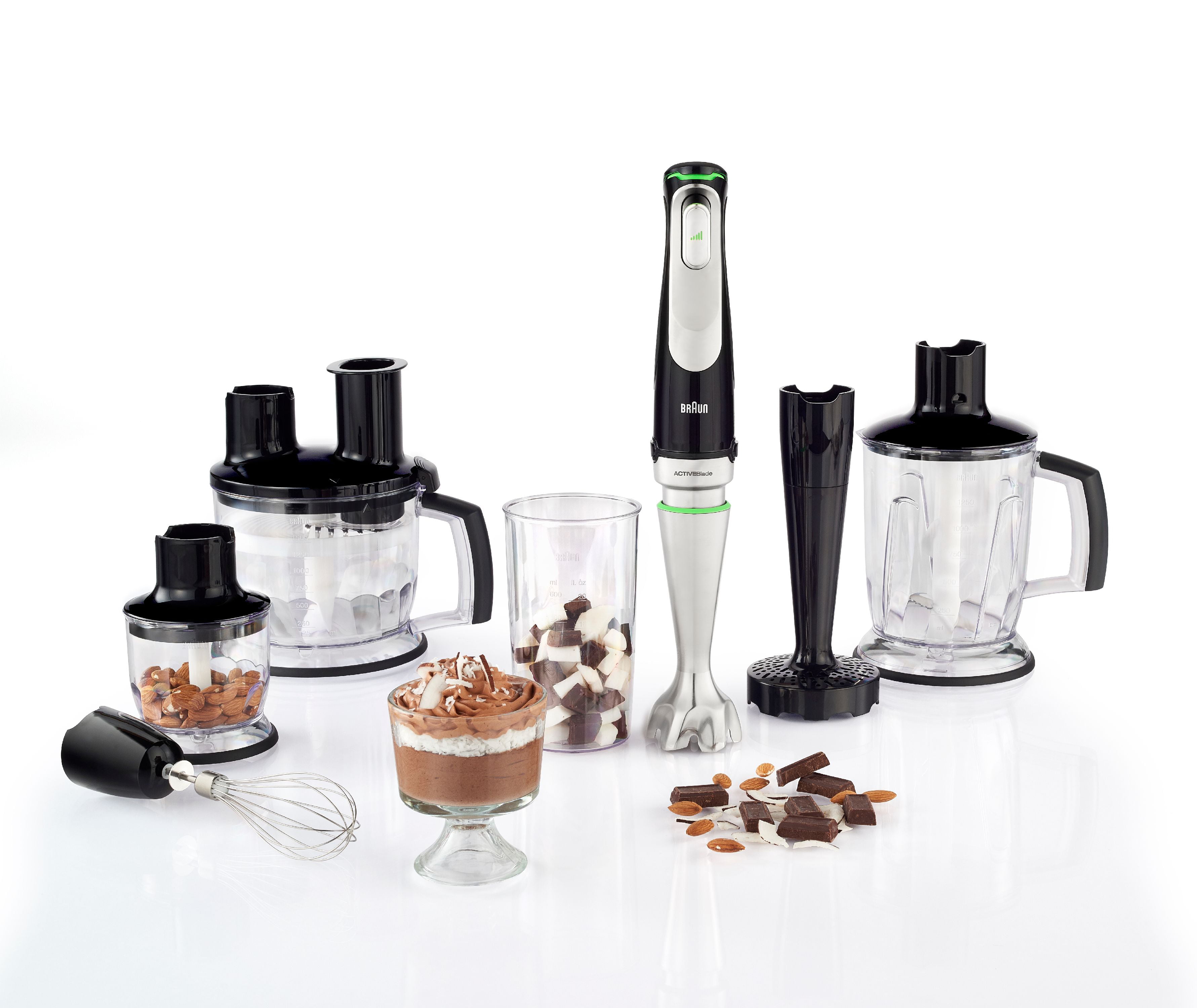 Braun Multiquick 9 Blender with Active Technology and Food Processor Attachment - Walmart.com