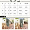 thumbnail image 3 of White Women's Pants Cropped Linen Pants Women High Waisted Straight Leg Work Pants Business Casual Ankle Pants with Pockets, 3 of 6