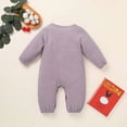 thumbnail image 7 of Gibobby Baby Onesies Comfortable Long Sleeved Crew Neck Bodysuit Color Ribbed 0 3 6 9 12 18 24Months Newborn Jumpsuit Soft Unisex Baby Clothes(6-9 Months,Light Purple), 7 of 7