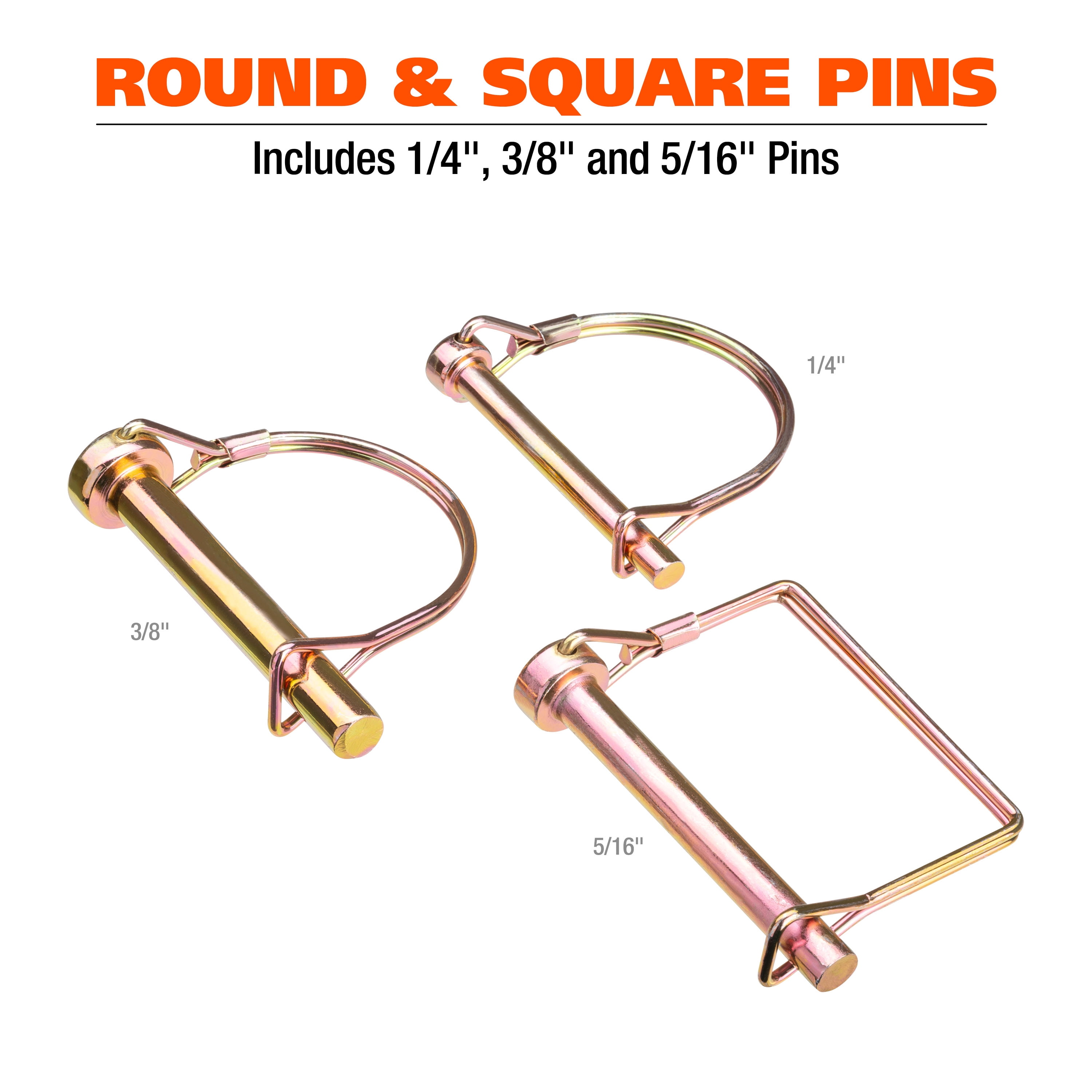 Great Neck Tools PTO Pin Assortment, 12 Piece Set
