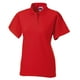 thumbnail image 1 of Jerzees- Polo de manga corta de colores resistente para mujer (Rojo brillante), 1 of 2