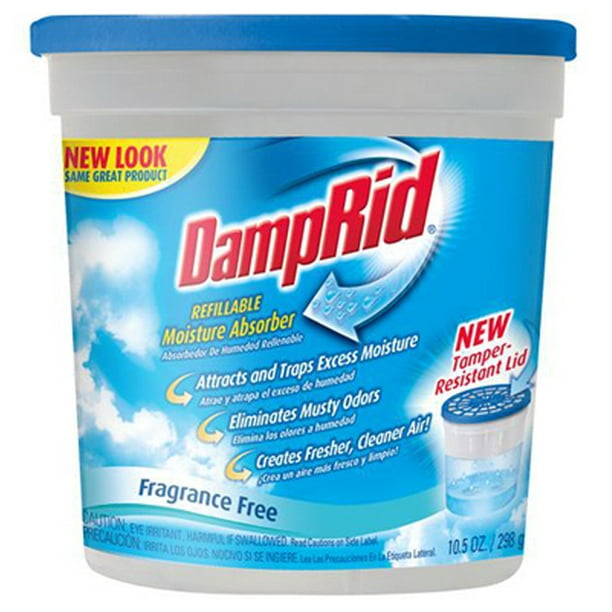 Damp Rid 10.5 OZ Refillable Moisture Absorber Prevents Mildew Walmart