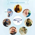 thumbnail image 4 of ziyahi Protective Safety Glasses Clear Anti-saliva Eye Protection Googles for Lab Chemical and Workplace Safety Goggles, 4 of 8