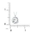 thumbnail image 2 of Believe by Brilliance Women's Sterling Silver "I Love You to the Moon & Back" Pendant Necklace, 18", 2 of 4