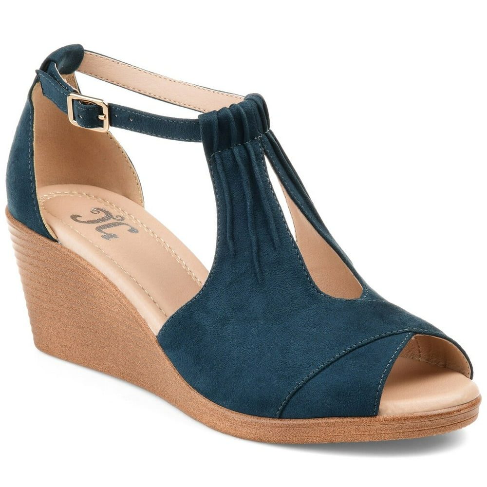 journee collection womens calista pumps wedge heel
