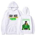 thumbnail image 1 of Feid Ferxxo-Sudadera con capucha para hombre y mujer, suéter holgado de lana con estampado de rapero, ropa de calle de gran tamaño, 1 of 4