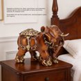 thumbnail image 3 of Estatua De Elefante Hecha A Mano, Decoración De Resina Con Base Antideslizante, Figura De Elefante Para Madre Y Bebé, Regalo Para El Hogar Y La Oficina, 3 of 7
