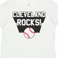 thumbnail image 4 of Inktastic Cleveland Rocks with Baseball Boys or Girls Toddler T-Shirt, 4 of 5