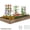 Brown, variant on Galvanized Raised Deep Garden Bed 6x3x1 ft Steel Rust-Resistant Planter Box Outdoor Gardening Large Elevated Metal Container for Vegetables, Herbs, Flowers, shrub, fruit trees seedlings Brown