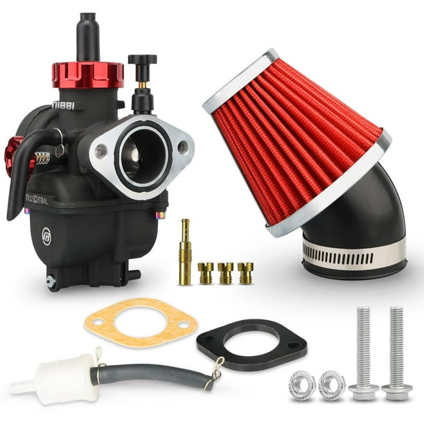 Carburador NIBBI PE22 con kit de filtros de aire de 48 mm para motocicleta