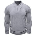 thumbnail image 4 of Mens Thermal Shirts Long Sleeve Slim Fit Lightweight Casual Shirts Pullover Workout T-Shirt &Christmas Tshirts, 4 of 8