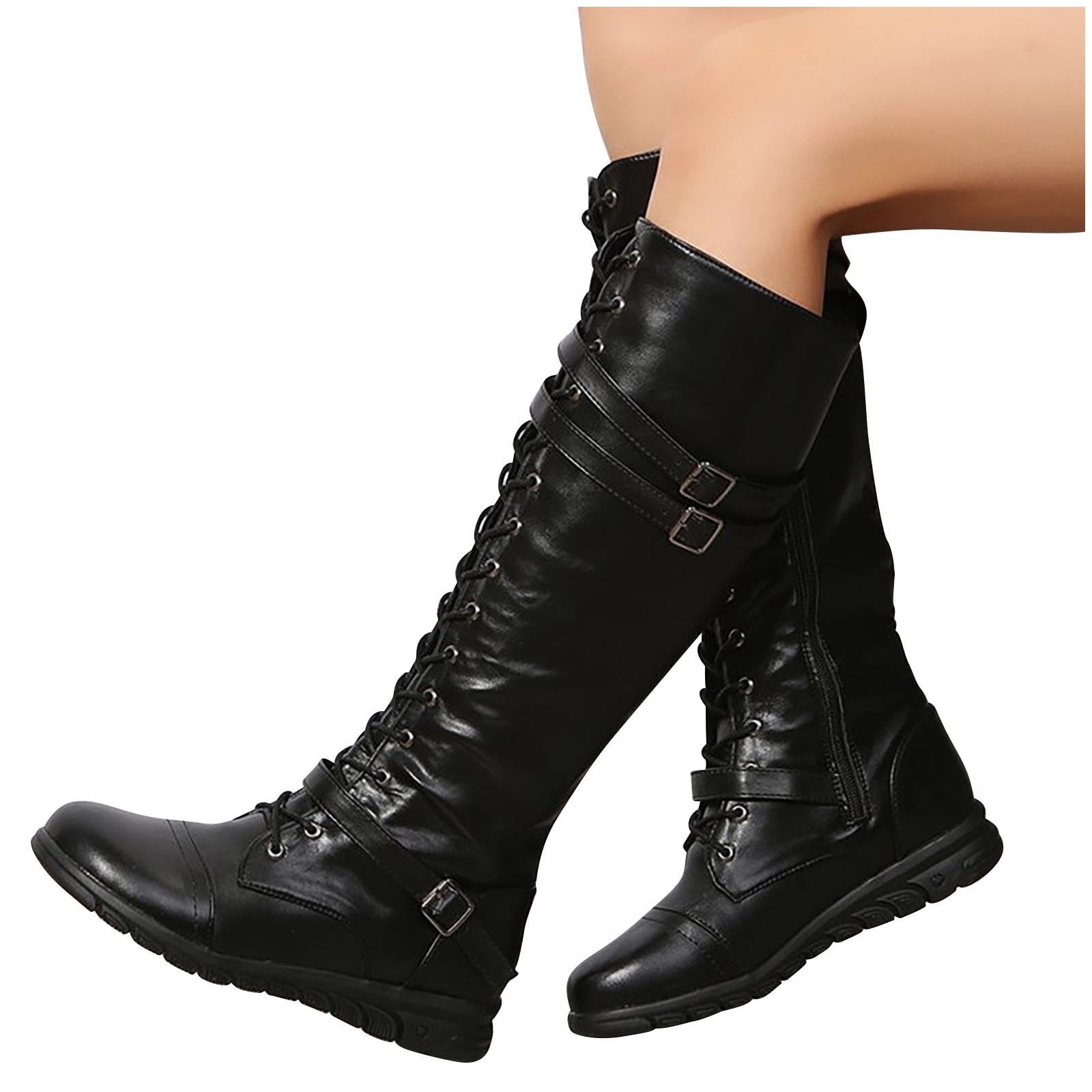 X―girl 2019―2020 FALL/WINTER SPECIAL BOO Zip Kids Knee High Non-Slip Plush Long Snow Boots for Girls