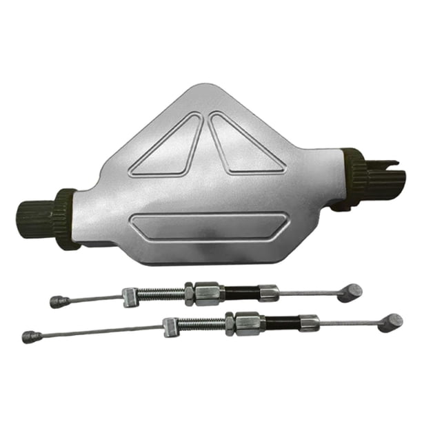 Accesorio de embrague para acrobacias de motocicleta de aleación de aluminio, fácil de instalar, profesional Plata
