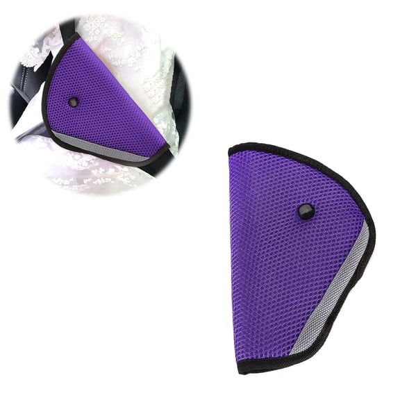 Car Seat Belt Adjuster, Safety Protector for Adult Comfort, PurpIe