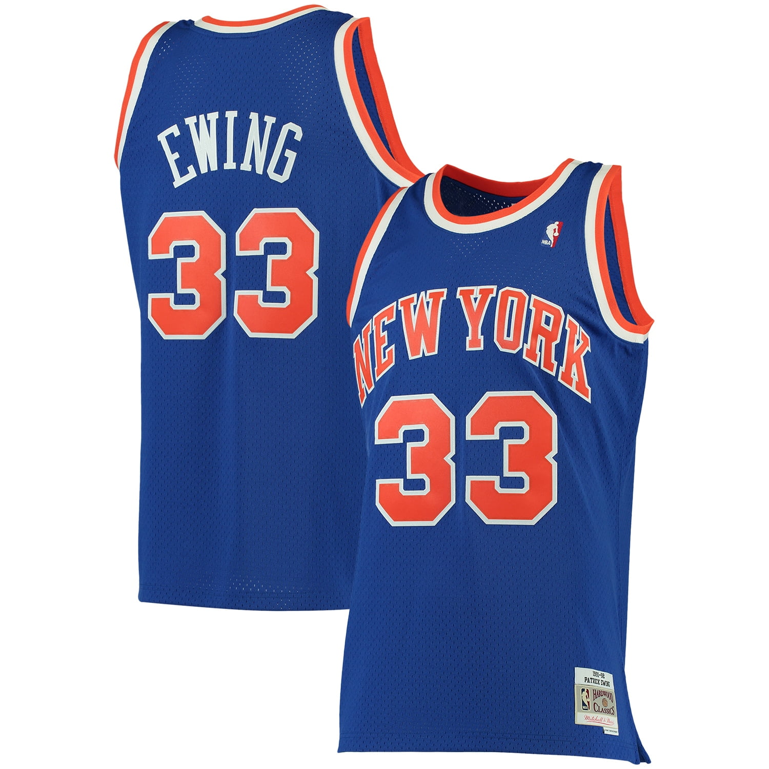 PATRICK EWING NEW YORK KNICKS VINTAGE 1990'S CHAMPION JERSEY ADULT 48 -  Bucks County Baseball Co.