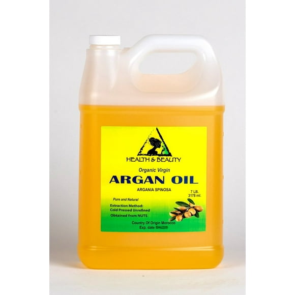 Argan oil unrefined organic extra virgin moroccan cold pressed raw pure 7 lb