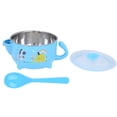 thumbnail image 3 of Children Tableware Tableware Set Stainless Steel Tableware Children Tableware Set Kid Bowl Cute Cartoon Stainless Steel Children Tableware Set Baby Kid Bowl Spoon For HomeBlue, 3 of 8
