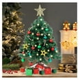 thumbnail image 6 of 20in Mini Christmas Tree with Lights Green Small Christmas Tree Artificial Xmas Decor Holiday Decoration for Home, Office, Party, 6 of 8