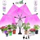 thumbnail image 1 of Lámpara de plantas, lámpara de crecimiento de plantas Lámpara LED de horticultura perfecta para plantas de interior 40 W (4 cabezas) + herramientas pequeñas TUNC Sencillez, 1 of 5