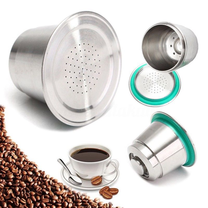 Dosette réutilisable pour capsules café pour machines Nespresso cuill  *BBFR