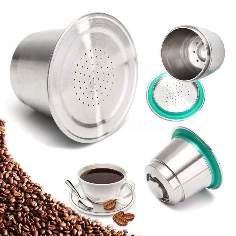 Dosette réutilisable pour capsules café pour machines Nespresso cuill *BBFR