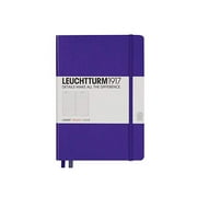 LEUCHTTURM1917 - Medium A5 Ruled Hardcover Notebook (Purple) - 251 Numbered Pages