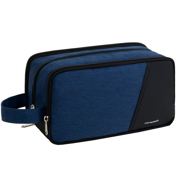Neceser de viaje Vorspack para hombre resistente al agua, color azul marino