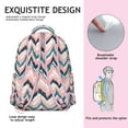 thumbnail image 5 of Boho Chic Commuter Backpack - Vintage Tribal Art, 17 Inch Laptop Compartment, Durable Oxford Fabric, Perfect for Campus Life, 5 of 6