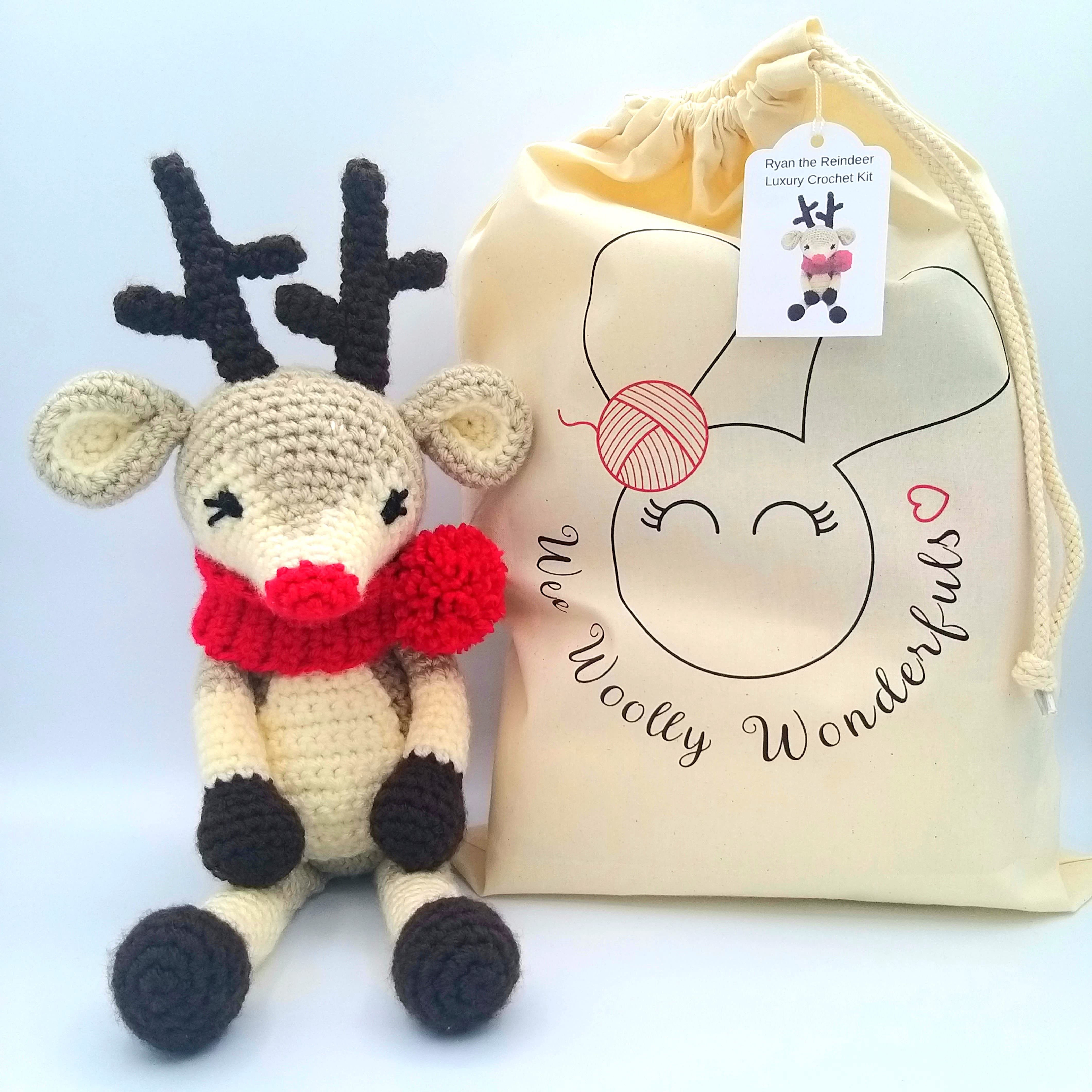 Reindeer Luxury Christmas Crochet Kit