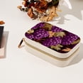 thumbnail image 7 of Thanksgiving Grapes Velvet Portable Jewelry Organizer Box with Removable Compartment - Gift and Jewelry Display, 7 of 7