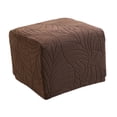 thumbnail image 4 of Funda Cuadrada para , Reposapiés, Taburete de Almacenamiento Ligero Y Suave, Taburete de Moda, Funda Protectora para para El Hogar. Café, 4 of 8