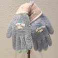thumbnail image 1 of Guantes Sanrio para niños, guantes de invierno con medio dedo, guantes sin dedos para niñas, dibujos animados, estudiantes de escuela primaria, escritura, 1 of 5