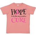 thumbnail image 3 of Inktastic Breast Cancer Hope Quote Girls Toddler T-Shirt, 3 of 5