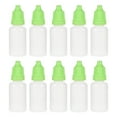thumbnail image 4 of Uxcell 0.34 oz Small Mouth Empty Squeezable Drop Bottles Plastic Green 10 pcs, 4 of 6
