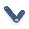 thumbnail image 2 of Cateissary Soporte lateral para pantalla de ordenador portátil, soporte autoadhesivo desmontable de aleación de aluminio, soporte para teléfono Teléfono y Comunicación Azul, 2 of 6