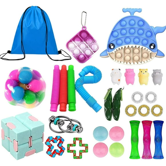 Juguete sensorial Push Bubble Fidget para aliviar el estrés del autismo