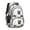 French Bulldog and, variant on Boston Terrier and Dog Paw Print Backpack for School, Cute School Bag with Adjustable Shoulder Straps and Padded Back, 16.9"x12.6"x5.9"
