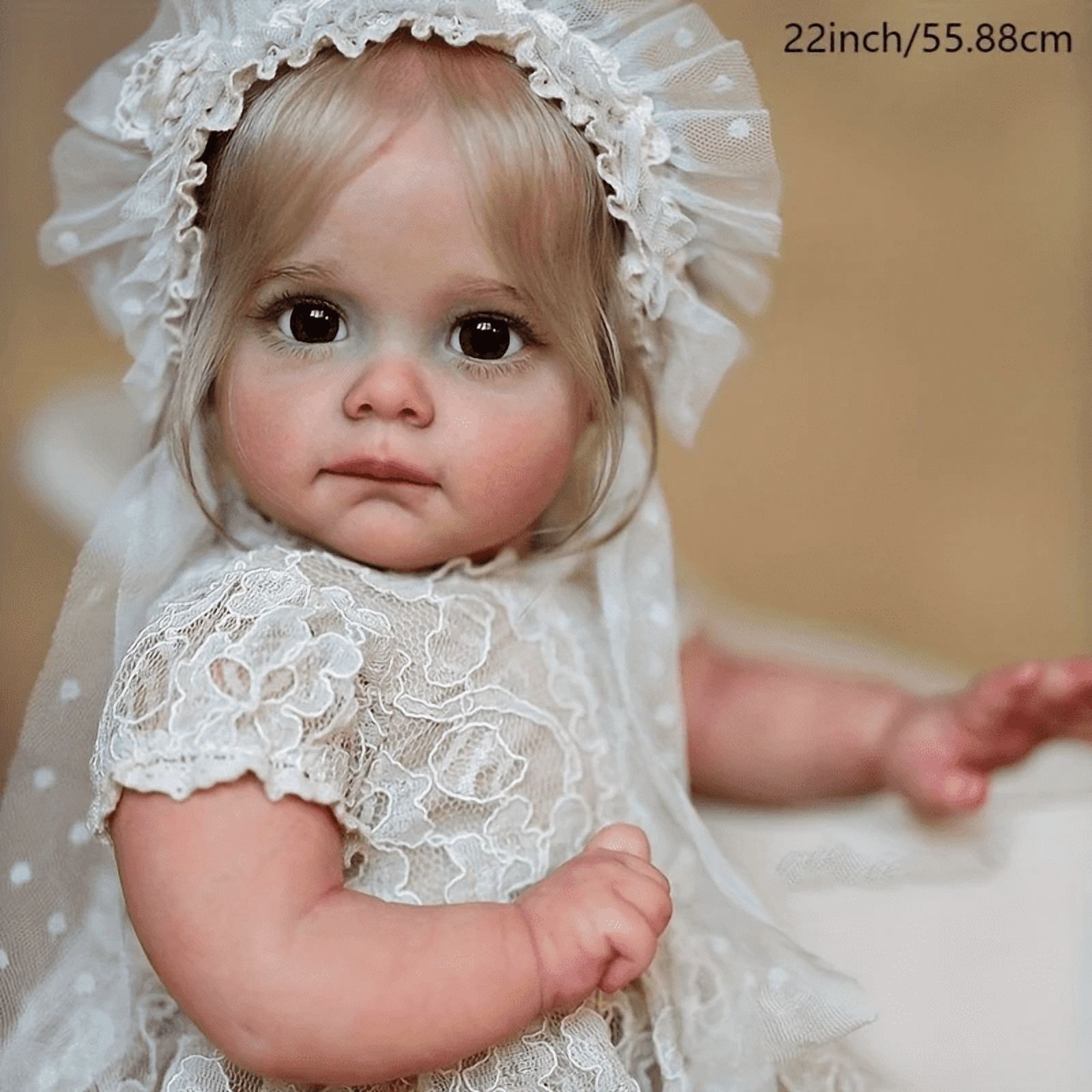 Dayoff Kids Lifelike Reborn Baby Dolls - 22 Inch Realistic Baby Doll (No Accessories) For Kids Age 3+