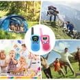 thumbnail image 4 of Zootealy Outdoor Adventure Kids Walkie Talkies Set with Long Range Coverage and Ultra Clear Sound - 2 Pack Blue Walkie Talkies for Children - Easy to Use Compact Design with Flashlight - Perfect for, 4 of 6