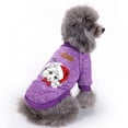 thumbnail image 5 of Pet Cat Dog Christmas Dress Sweater Warm Cold Sweatshirt Christmas Shirt Romper Apparel Clothing, 5 of 8